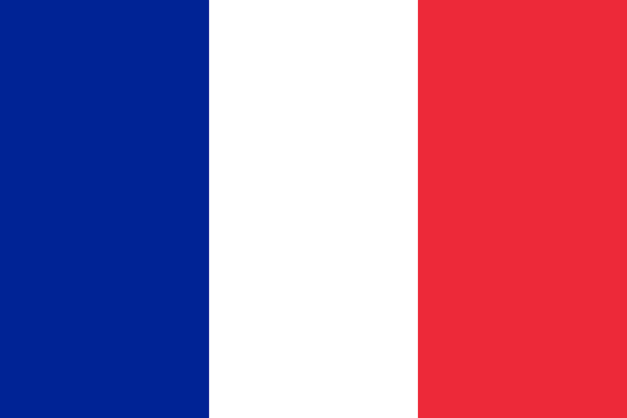 Drapeau français tricolore
