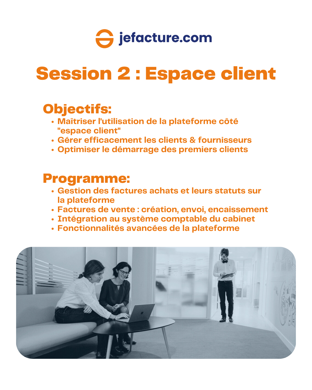 Session 2 : Espace client